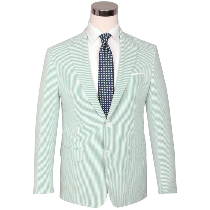 Seersucker Blazer - Green Seersucker Sport Coat main image 1