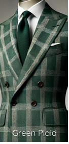 Green Plaid Blazer