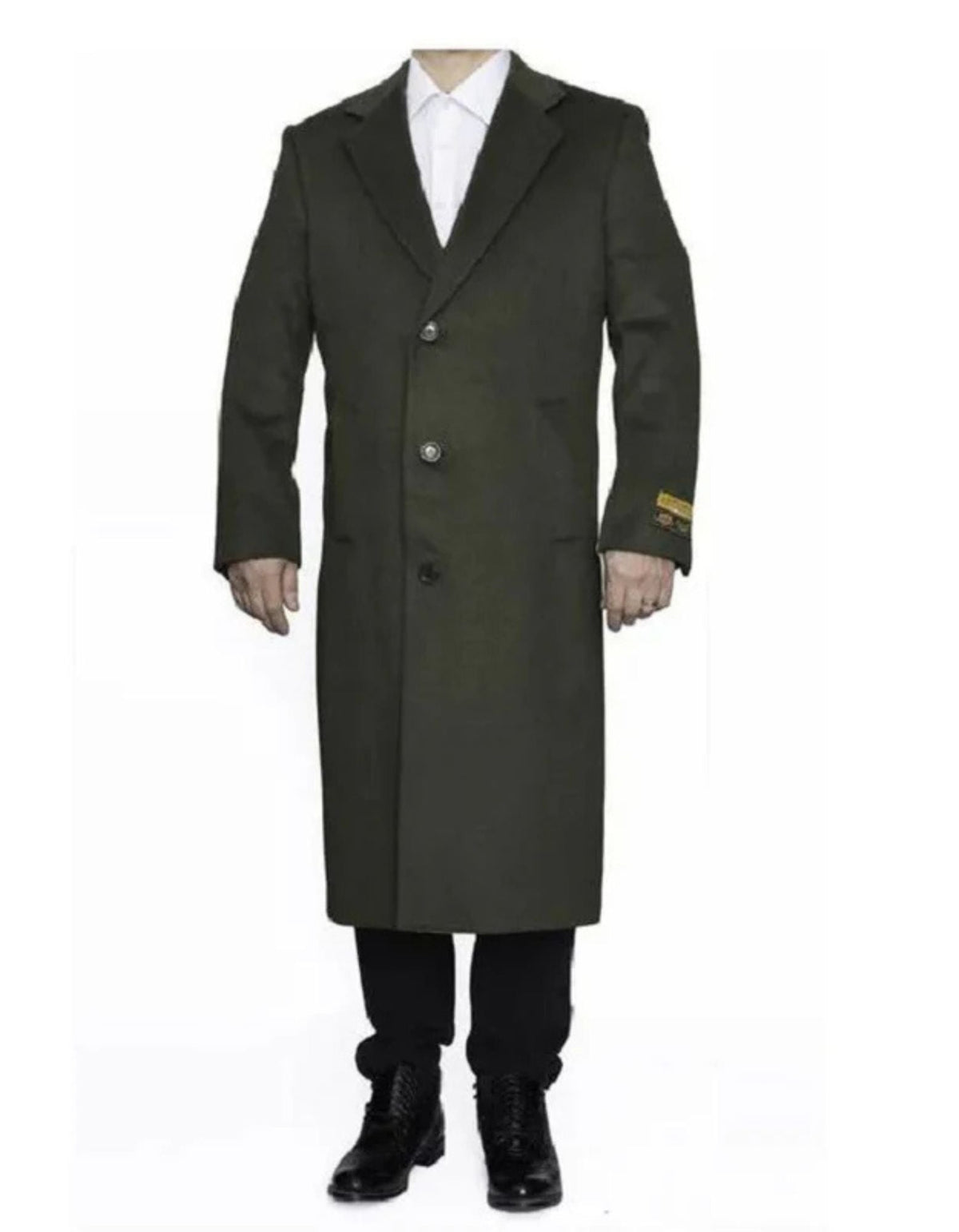 Olive Green Overcoat