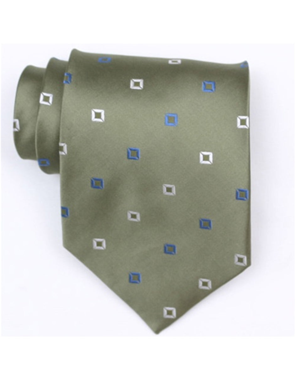 Olive Square Neck Tie - One Size Fits All
