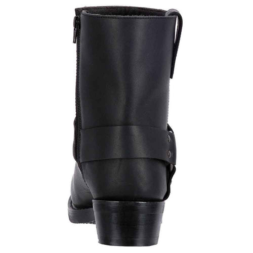 Dingo Black Harness Mens Leather Boots