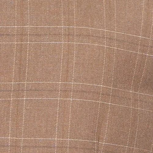 Men's Toast Windowpane Three Piece Suit
