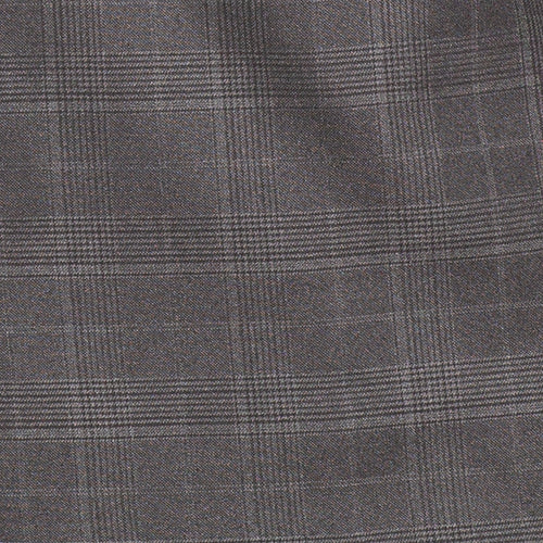 Men's Charcoal Glen Plaid Double Breasted Two Piece Suit