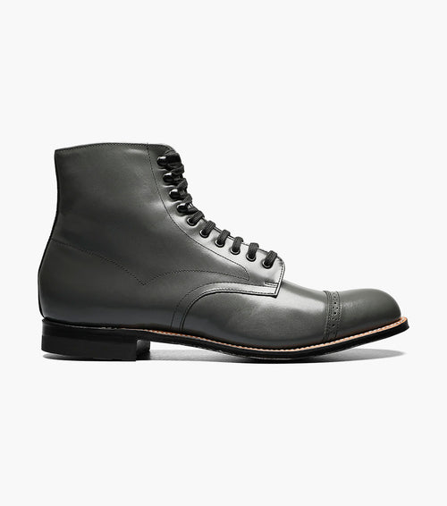 Stacy Adams MADISON Cap Toe Boot Steel Gray by Stacy Adams Shoes
