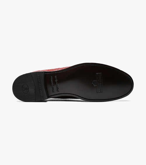 Stacy Adams MADISON Anaconda Plain Toe Oxford Red by Stacy Adams Shoes