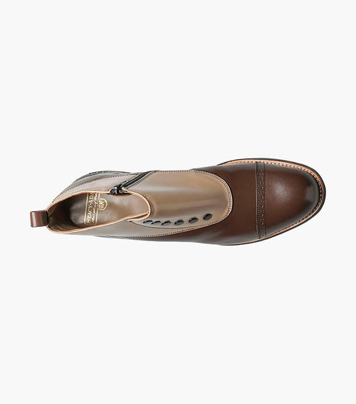 Stacy Adams MADISON Spectator Spat Cap Toe Boot by Stacy Adams Shoes