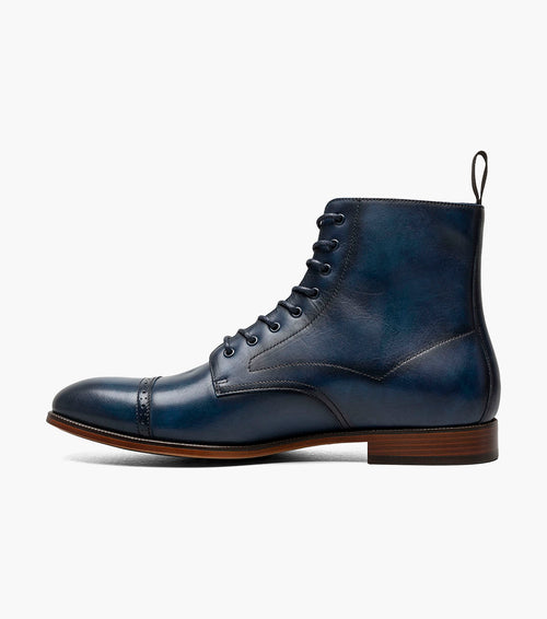 Stacy Adams Henry Cap Toe Lace Up Boot by Stacy Adams Shoes