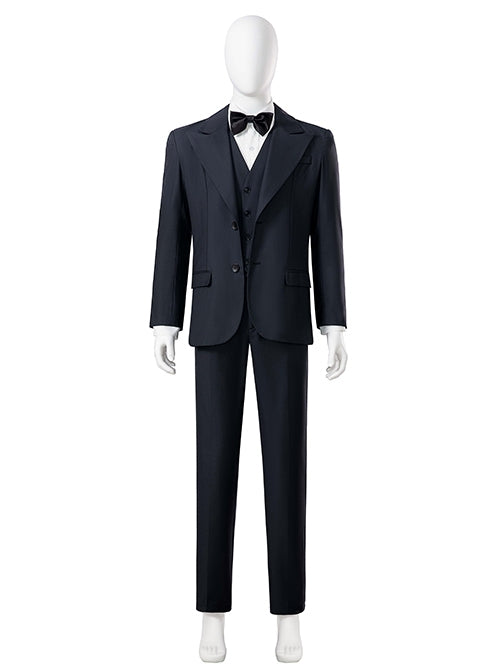 Black Suit Cosplay Costume for Men ā Halloween Outfit Without Shoes