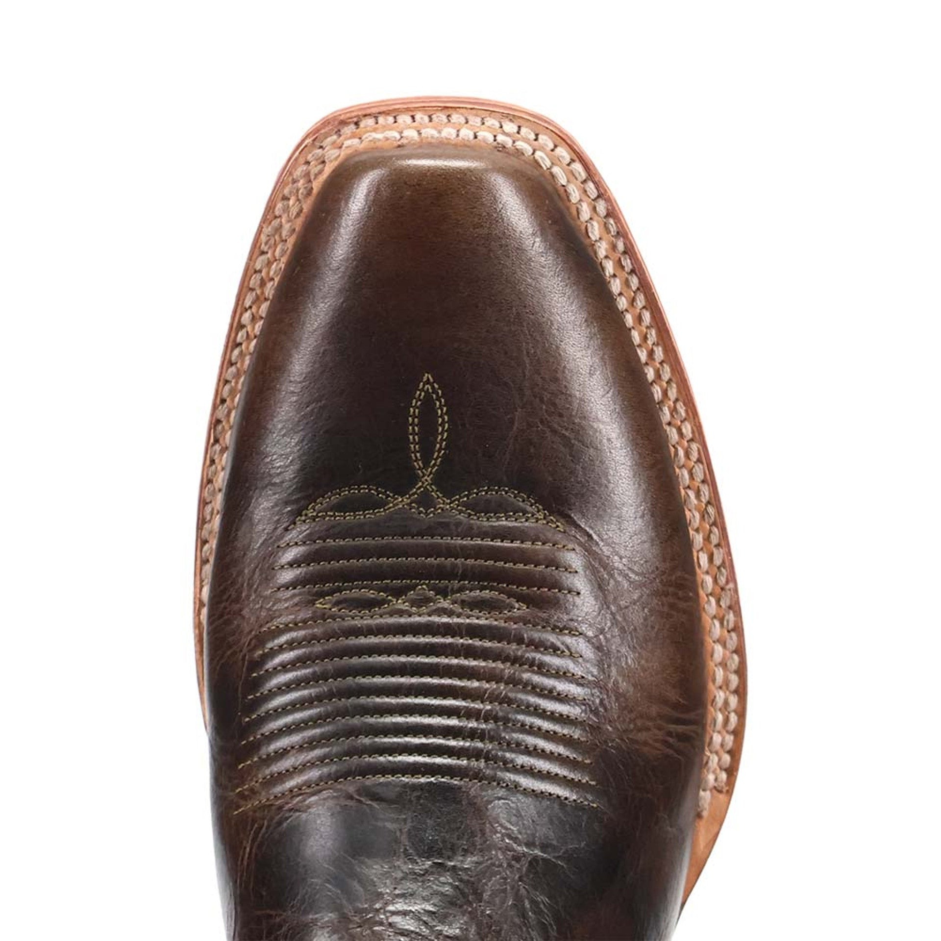 Dan Post Men's Freeman Brown/Gray Leather Western Boots - 8D