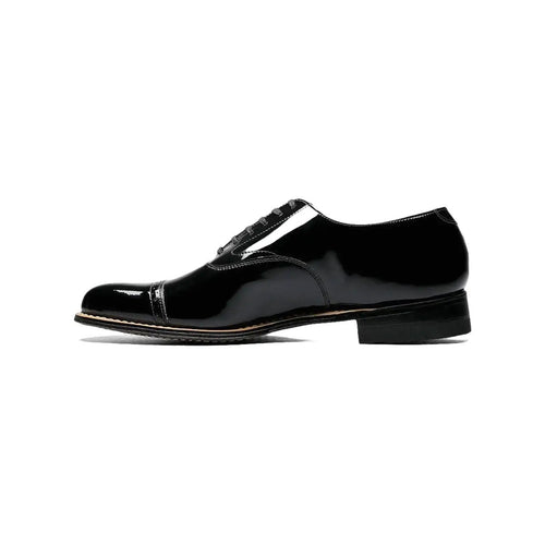 11003,Stacy Adams Patent Shiny Leather Concorde Cap Toe Oxford Lace Up