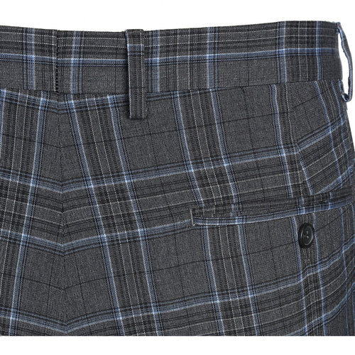 293-28 Men's Slim Fit Checked Suits