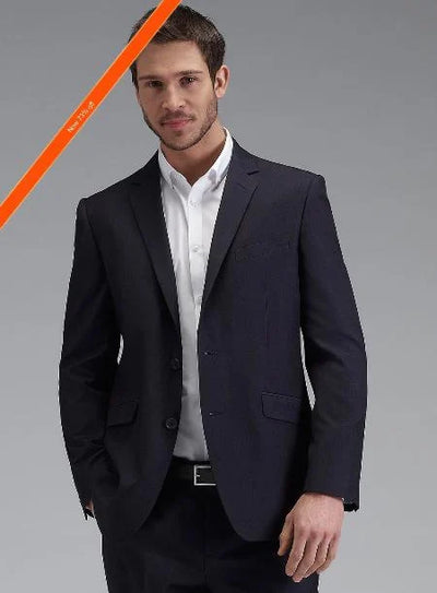 Cheap Priced Suit Men's 2 Button Slim Fitted Dark Navy Tonic Business Suit Clearance Sale