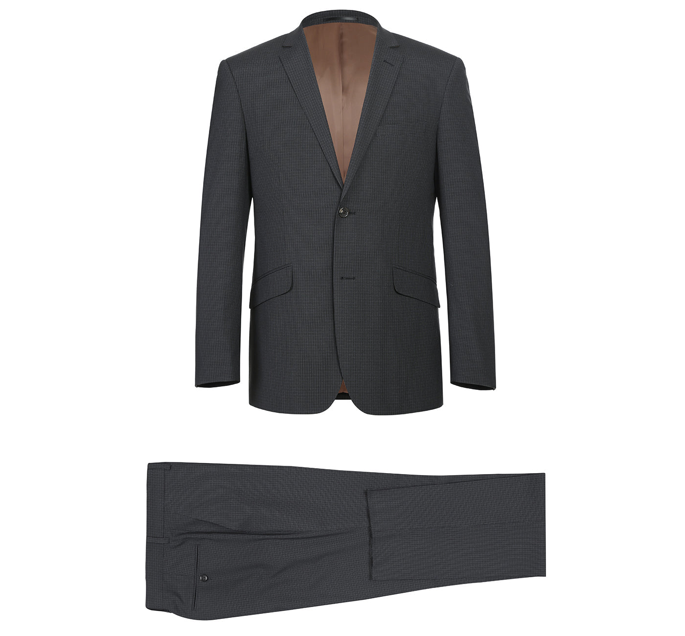 293-9 Men's Two Piece Slim Fit Stretch Dress Suit - 36Sx30W