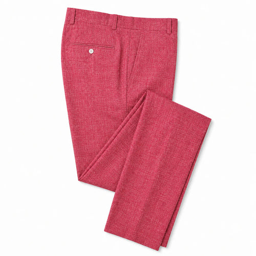Premium Linen Pant β Red