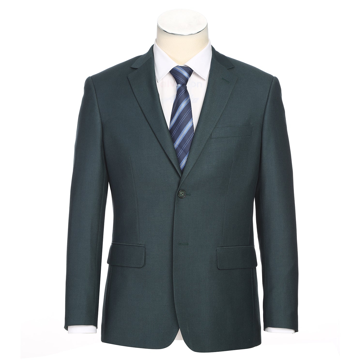 201-13 Men's 2-Piece New Slim Fit Single Breasted Notch Lapel Suit - 34Rx28W