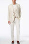 Mens Big and Tall Linen Suits - Natural Summer Fabric Suit