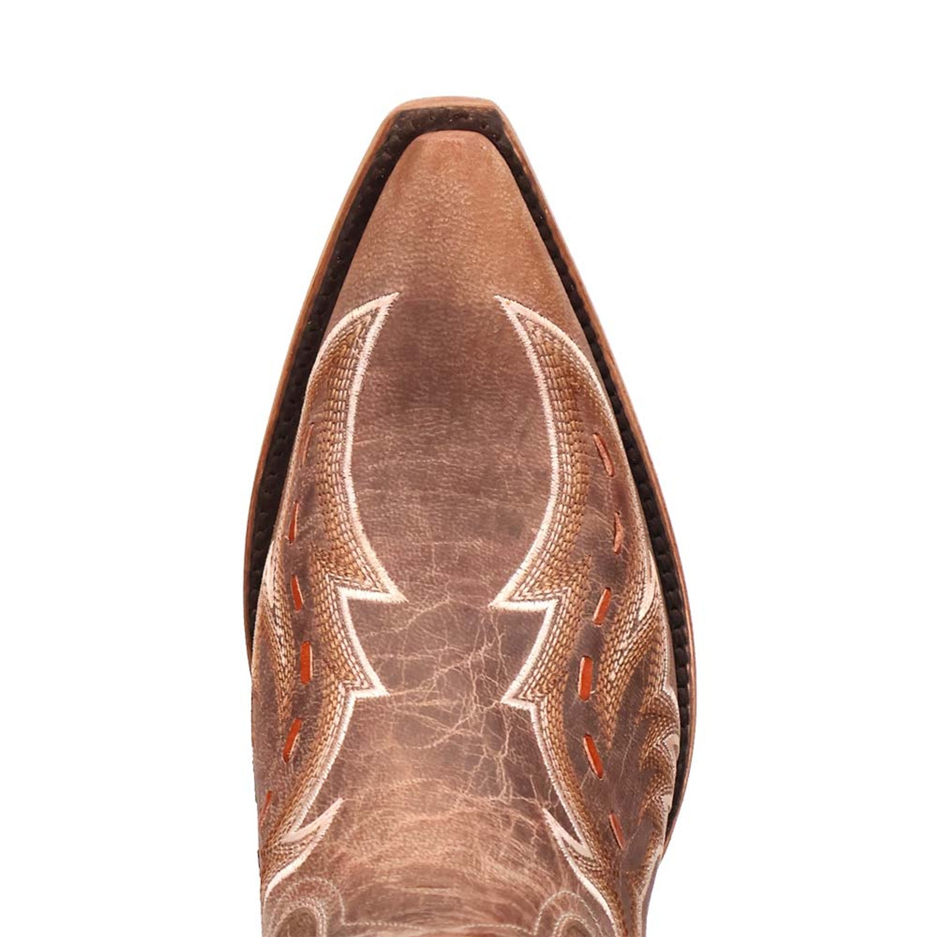 Dan Post Men's Racer Tan Leather Western Boots - 8D