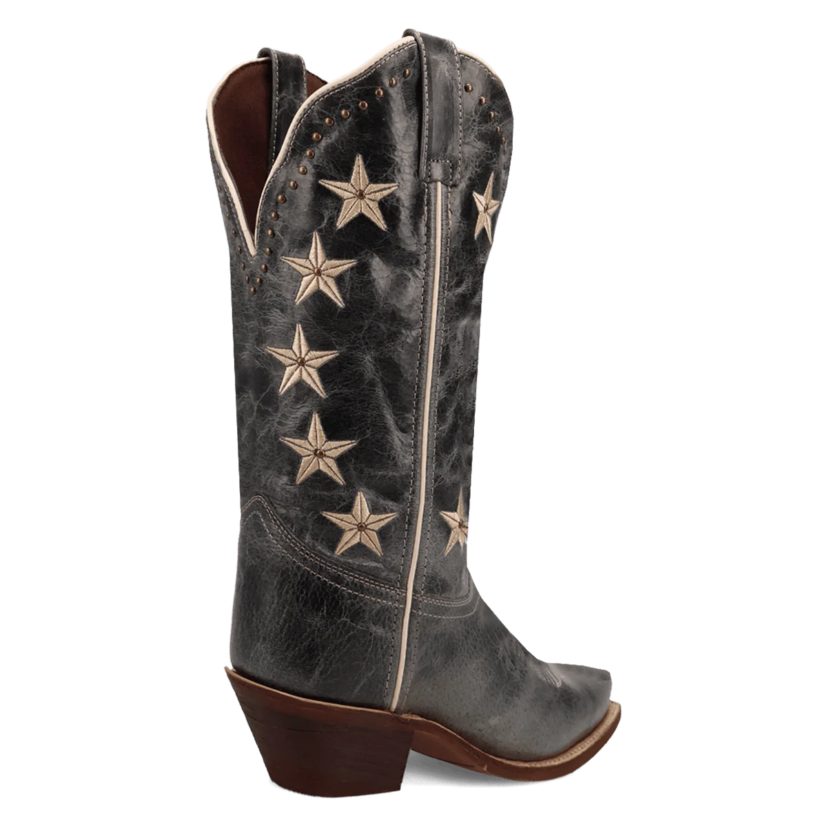 Laredo Serenade Blue Leather Women Boots - 7M