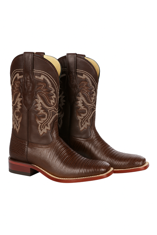 Botas Cuadrada de Armadillo Lizard Original-New Designer Collection
