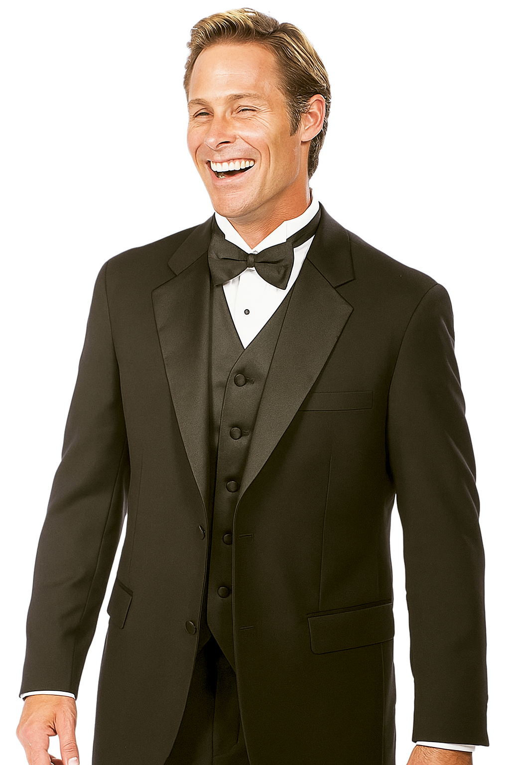Black Tuxedo by Giorgio Fiorelli 2 Button Adjustable - 34 Short or Extra Small