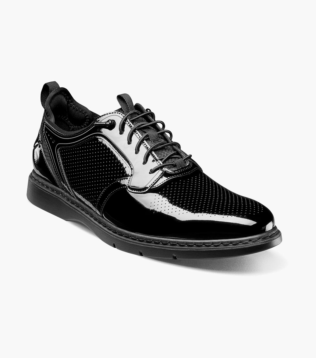 Stacy Adams Spyre Plain Toe Elastic Lace Up by Stacy Adams Shoes