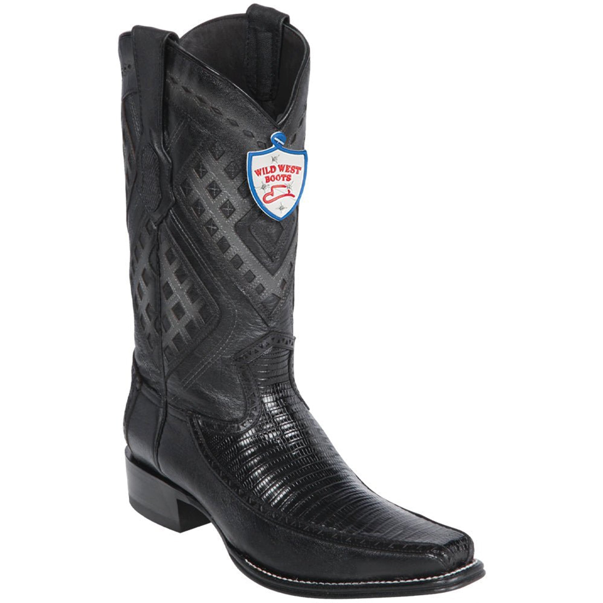 Lizard Mens Cowboy Boots European Toe - EE