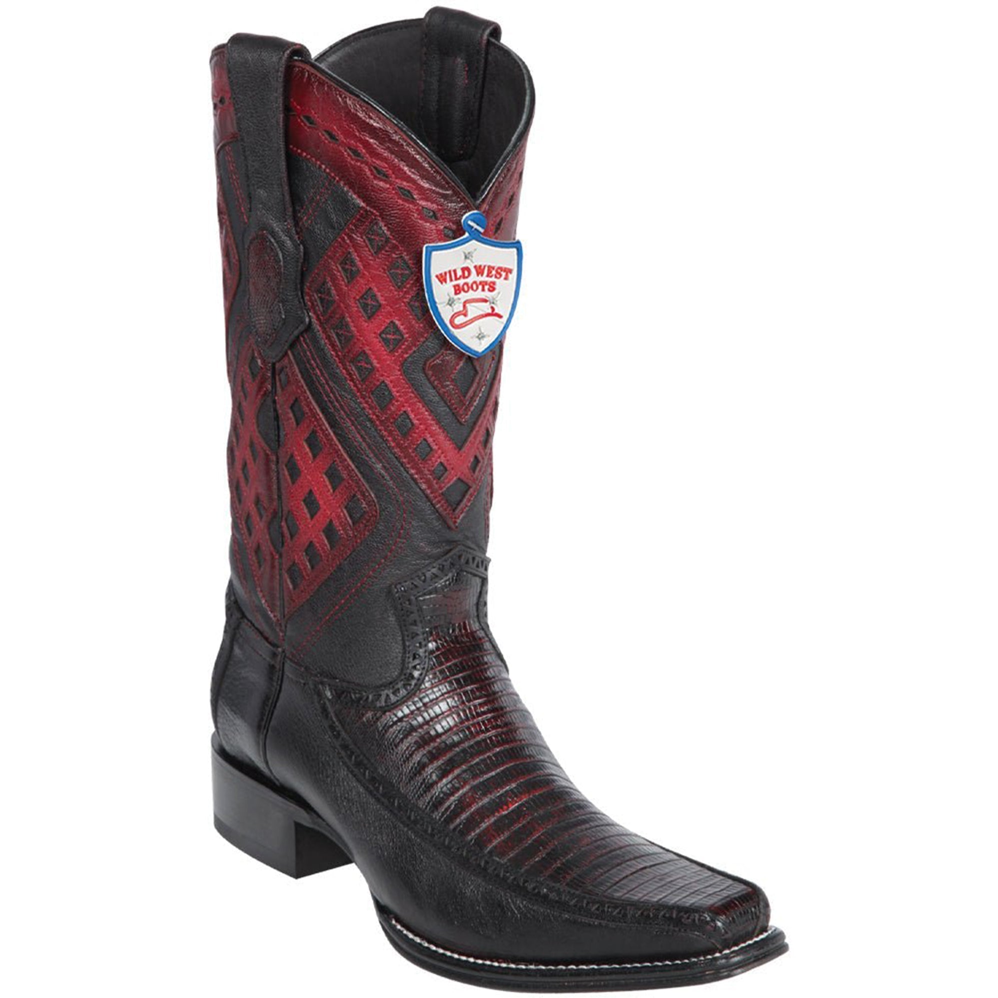 Lizard Mens Cowboy Boots European Toe - EE