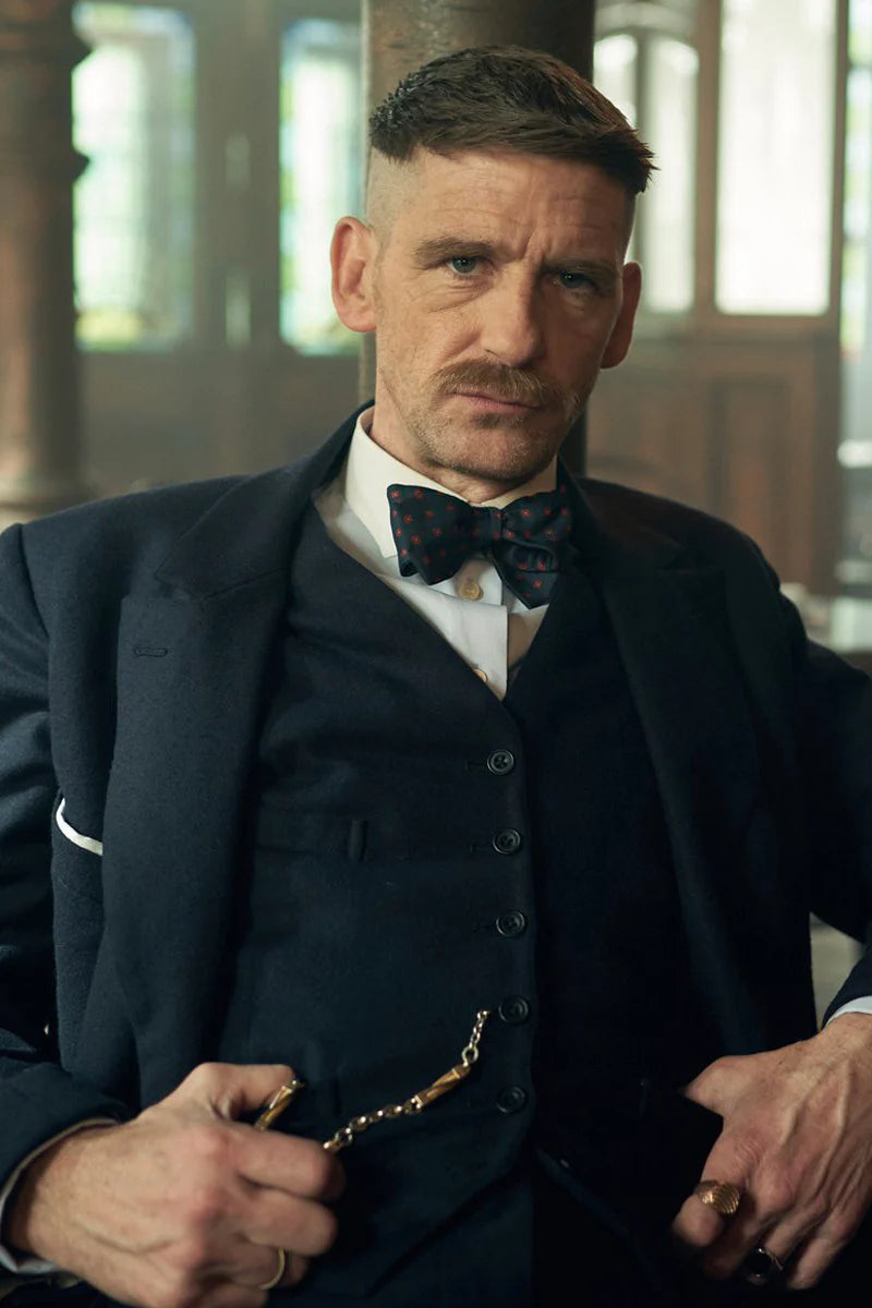 John Shelby Suit - John Shelby Suit Outfit - Mens Peaky Blinders Costume Arthur Shelby 3 Piece Black Suit - Suit