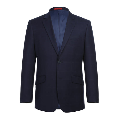 293-29 Men's Slim Fit Checked Suits