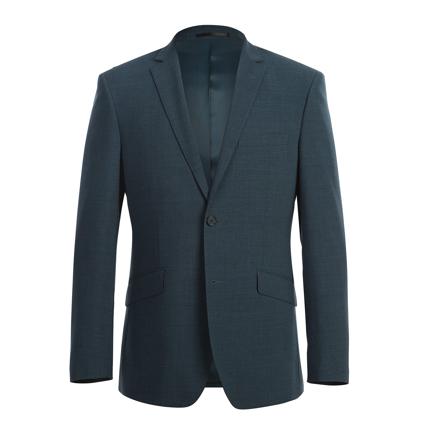 566-5 Men's Slim Fit Wool Suits - 38Lx32W