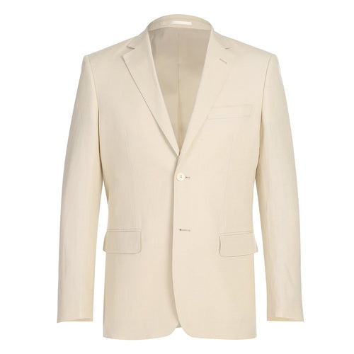 611-6 Men's New Slim Fit Checked Linen Suits