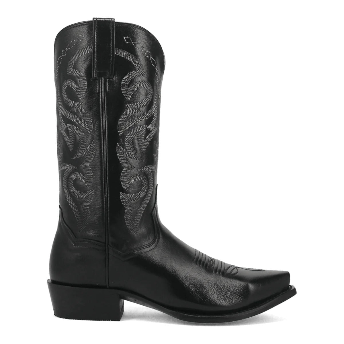 Dan Post Men's Milwaukee Leather Snip Toe Boots - Black - 7D