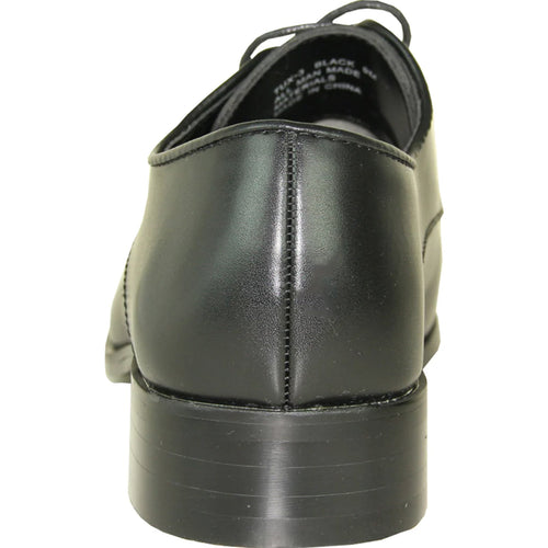"Black Classic Moc Toe Men's Tuxedo Prom 2026 Shoe"