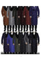 3 Button Single Breasted Fur Collar Full Length Overcoat