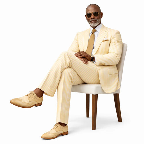 Mens Wide Stripe Seersucker Suit β Yuzu