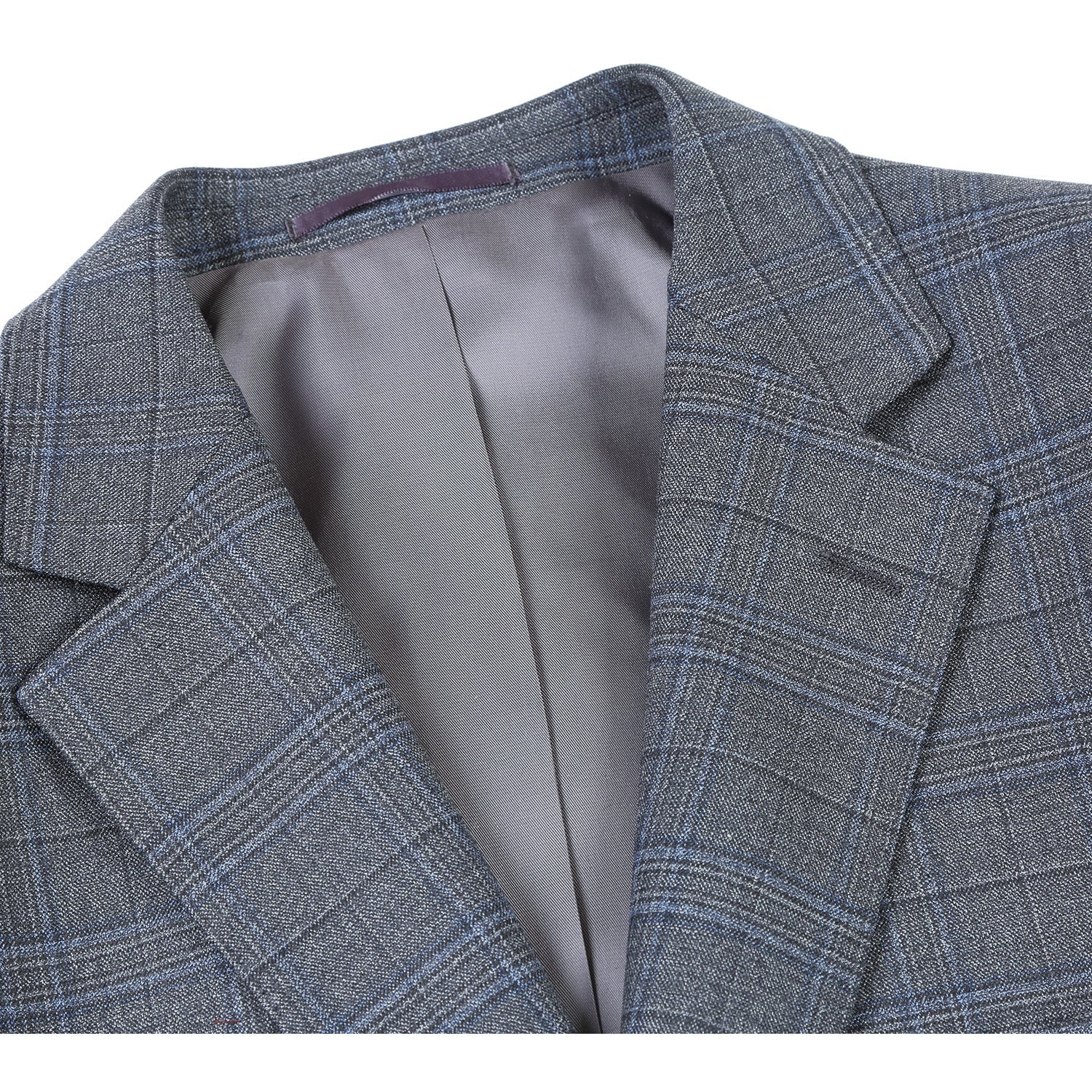 564-7 Men's Classic Fit Wool Blend Stretch Suits - 38Lx32W