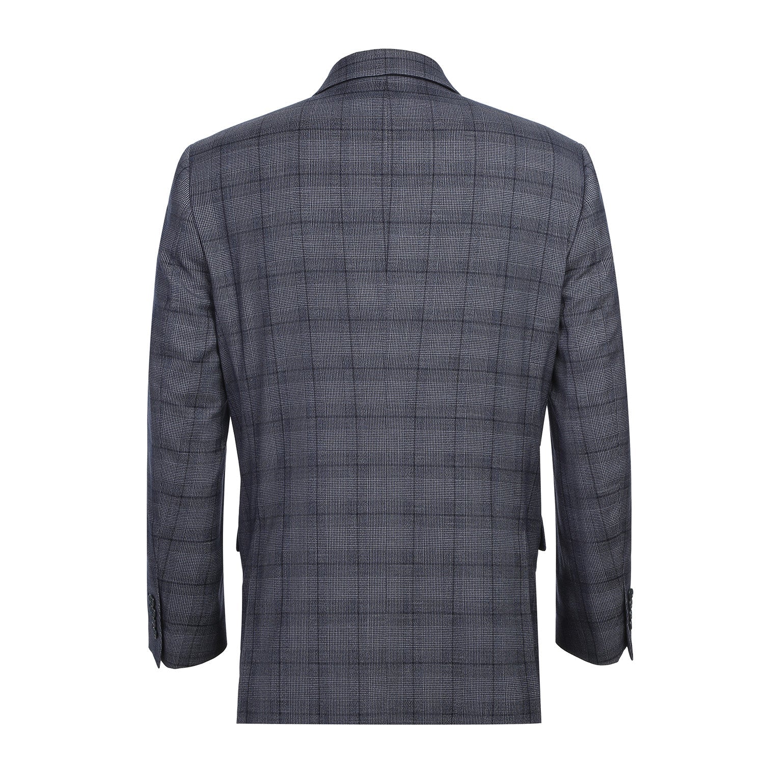 293-30 Men's Classic Fit Checked Suits - 38Lx32W