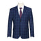 562-5 Men's Classic Fit Wool Checked Suits