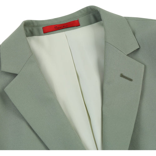 201-12 Men's 2-Piece Slim Fit Single Breasted Notch Lapel Suit