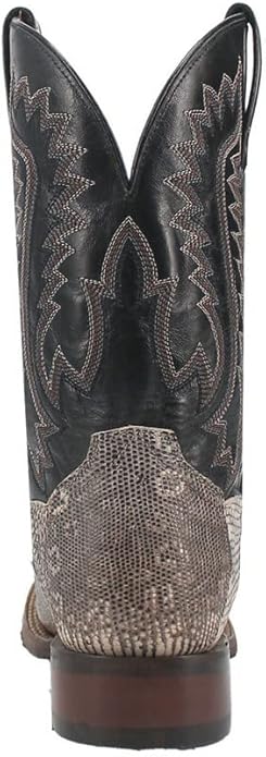 Dan Post Men's Elgin Genuine Lizard Square Toe Boots - Natural - 6D