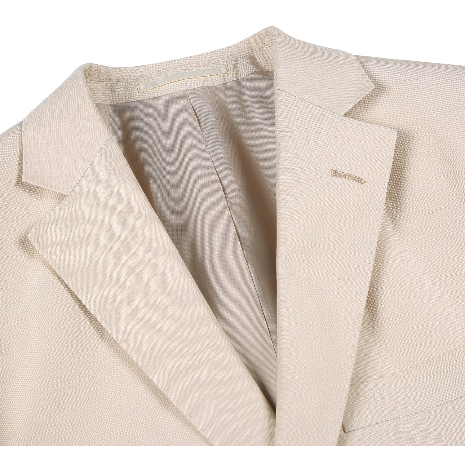 611-3 Men's New Slim Fit Checked Linen Suits - 38Lx32W