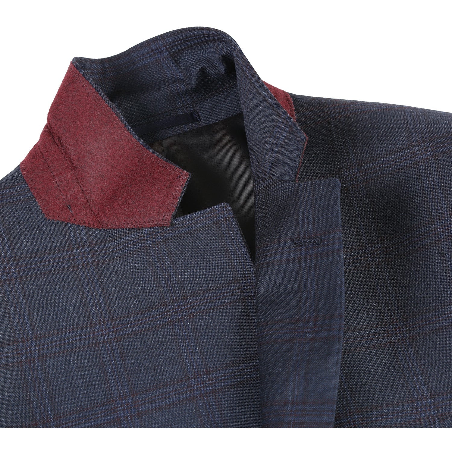 564-5 Men's Slim Fit Wool Suit - 38Lx32W