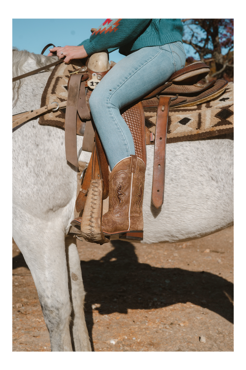 Laredo Spellbound Boot: Premium Leather Chelsea - Brown