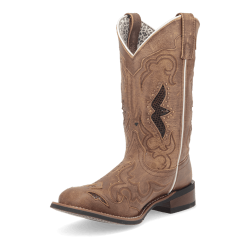 Laredo Spellbound Boot: Premium Leather Chelsea - Brown