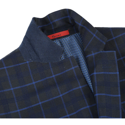 293-27 Men's Classic Fit Checked Suits
