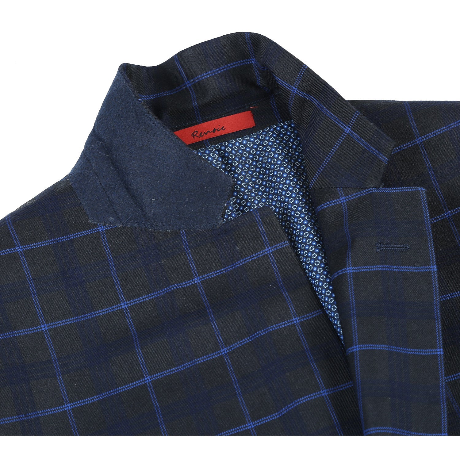 293-27 Men's Classic Fit Checked Suits - 38Lx32W