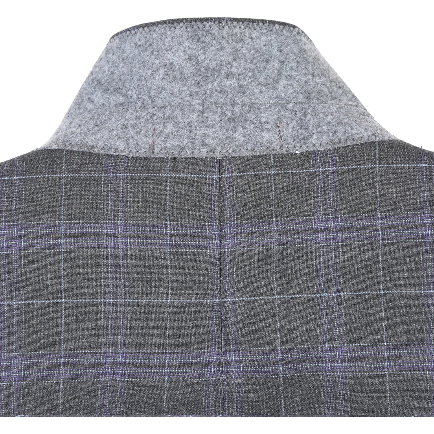 293-25 Men's Classic Fit Checked Suits - 38Lx32W