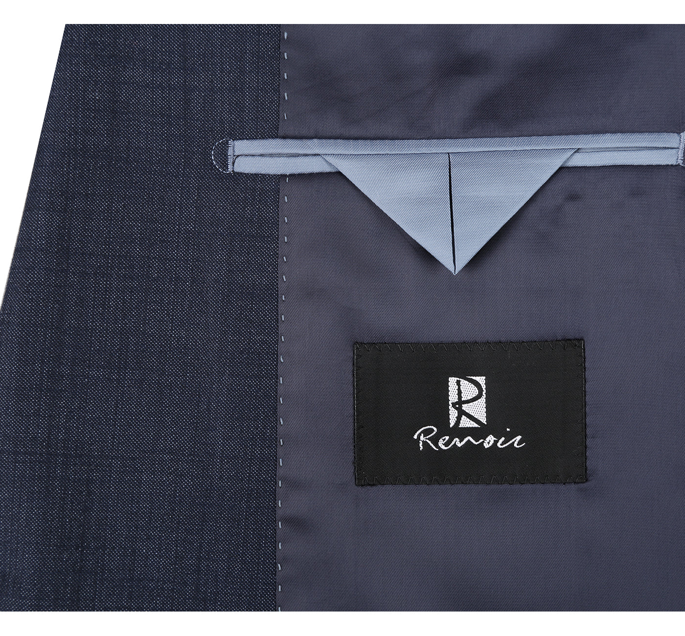 558-3 Men's Two Piece Classic Fit Wool Blend Suit - 38Sx32W