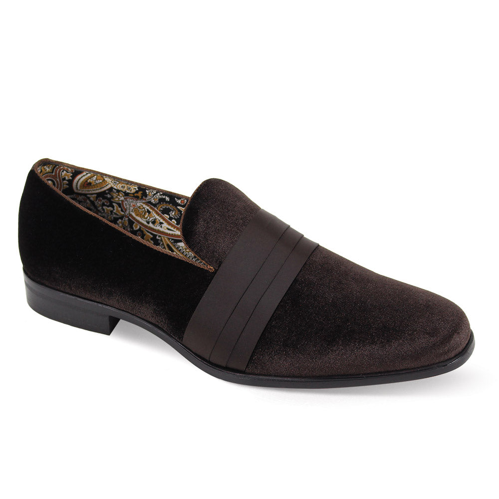 Uptown Hustle in Chocolate Brown Sleek Velvet Loafers - 7 Standard / D / Medium