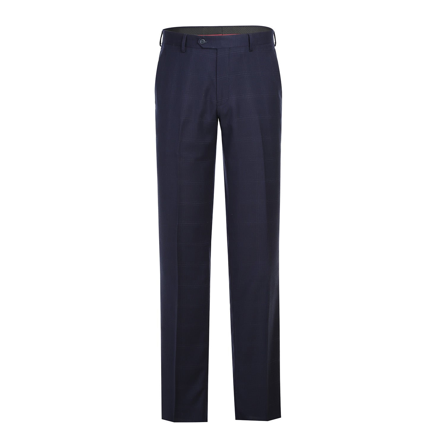 293-29 Men's Slim Fit Checked Suits - 38Lx32W